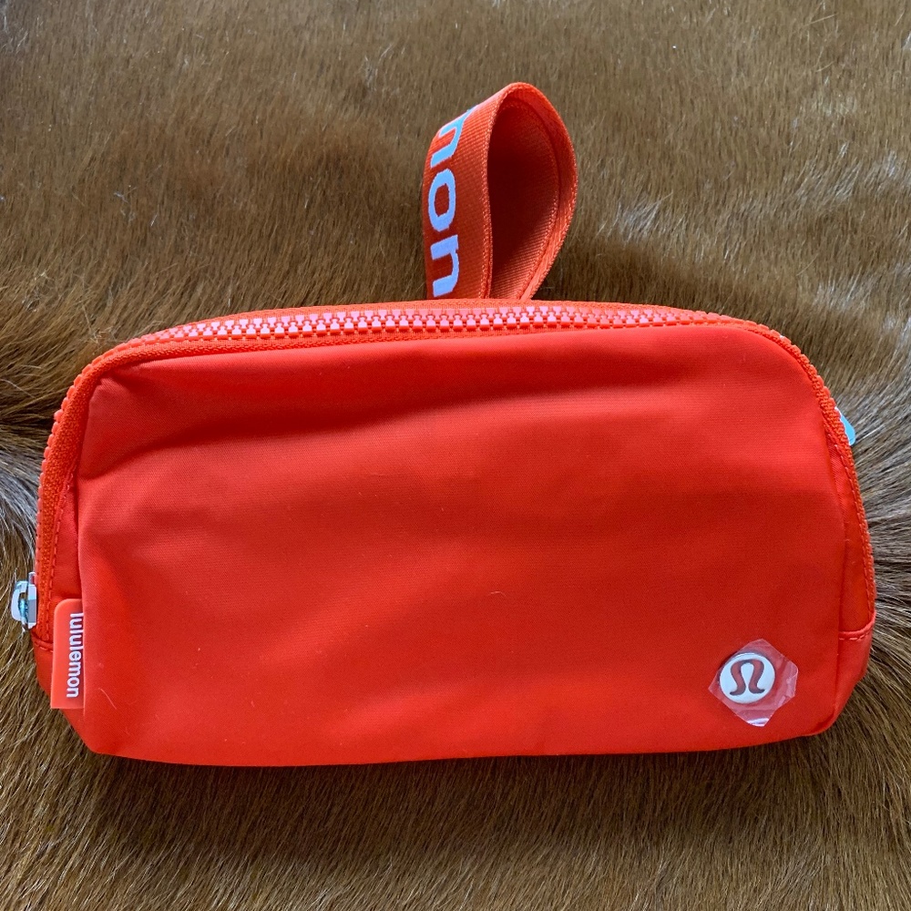 lululemon athletica Red Zip Wristlet Pouch
